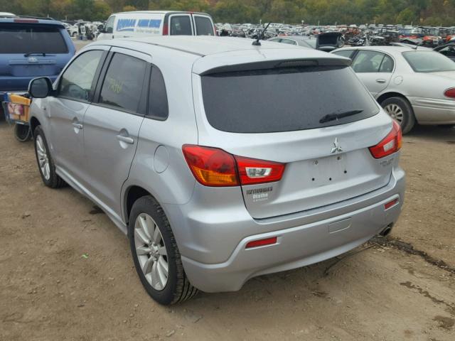 JA4AR4AUXBZ016685 - 2011 MITSUBISHI OUTLANDER SILVER photo 3