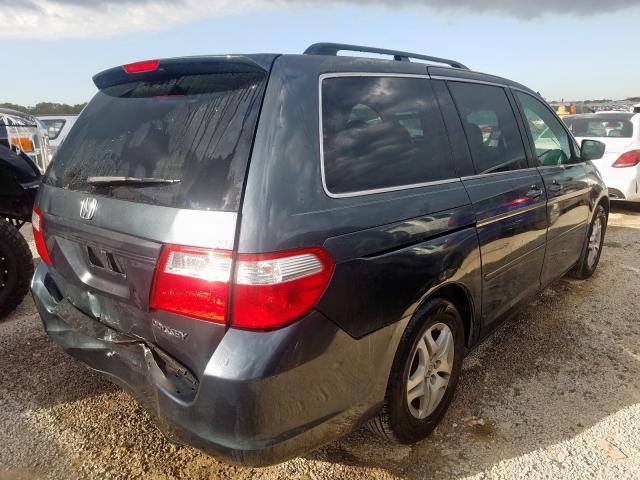 5FNRL38726B053472 - 2006 HONDA ODYSSEY EX CHARCOAL photo 4