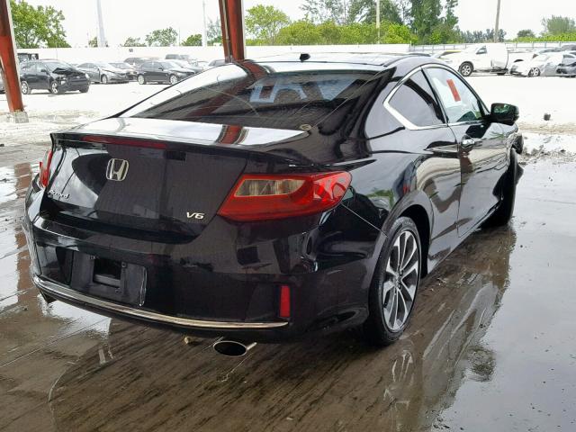 1HGCT2B8XDA013018 - 2013 HONDA ACCORD EXL BLACK photo 4