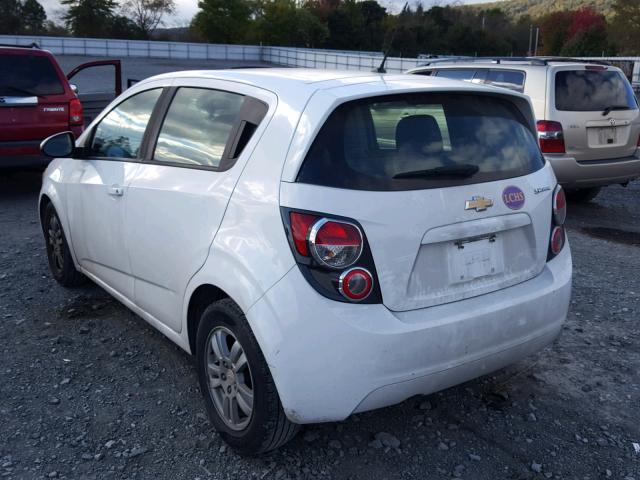 1G1JA6SH2C4140743 - 2012 CHEVROLET SONIC LS WHITE photo 3