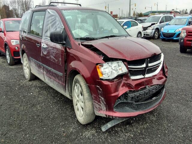 2C4RDGBG7GR390948 - 2016 DODGE GRAND CARA BURGUNDY photo 1