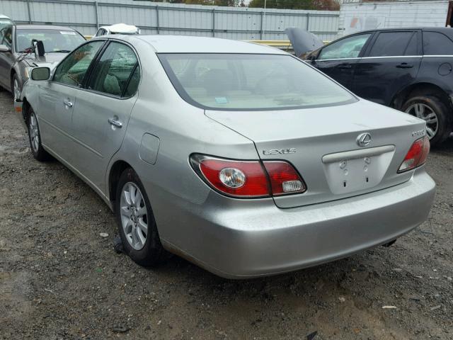 JTHBA30G845029743 - 2004 LEXUS ES 330 SILVER photo 3