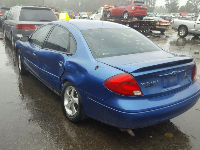 1FAFP55S43G153964 - 2003 FORD TAURUS SES BLUE photo 3