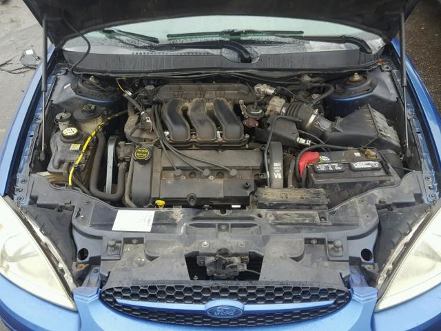 1FAFP55S43G153964 - 2003 FORD TAURUS SES BLUE photo 7