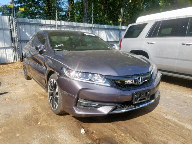 1HGCT2B89HA006499 - 2017 HONDA ACCORD EXL GRAY photo 1