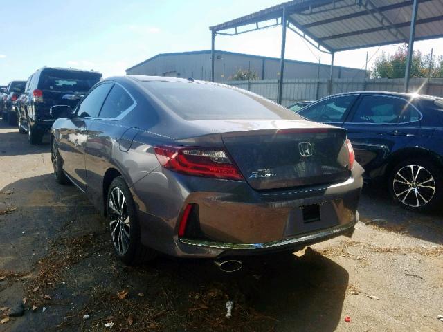 1HGCT2B89HA006499 - 2017 HONDA ACCORD EXL GRAY photo 3