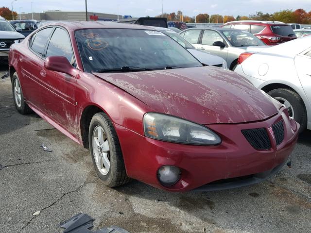 2G2WP552161124583 - 2006 PONTIAC GRAND PRIX RED photo 1