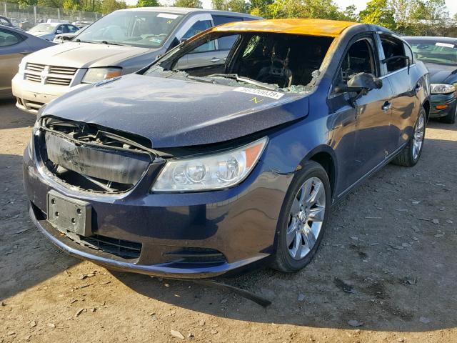 1G4GB5EG6AF131035 - 2010 BUICK LACROSSE C BLUE photo 2