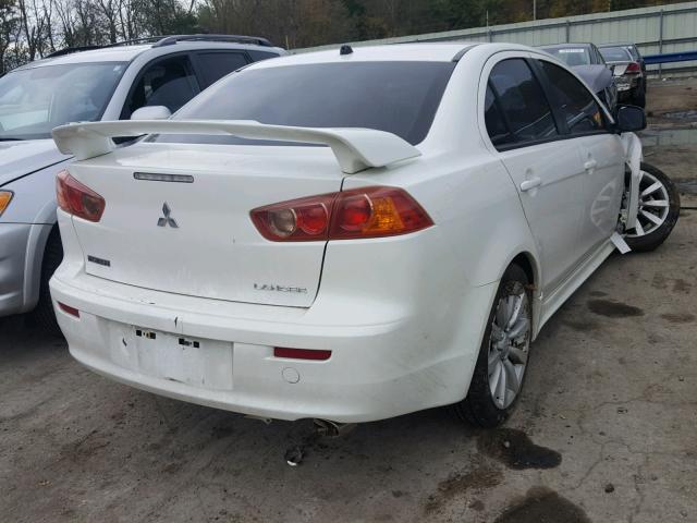 JA3AU86W59U014340 - 2009 MITSUBISHI LANCER GTS WHITE photo 4