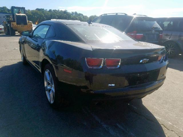 2G1FA1E35C9115745 - 2012 CHEVROLET CAMARO LS BLACK photo 3