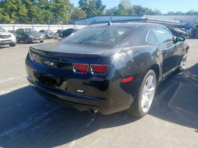 2G1FA1E35C9115745 - 2012 CHEVROLET CAMARO LS BLACK photo 4