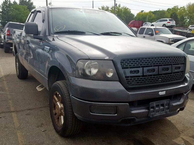 1FTRX14W45NA17787 - 2005 FORD F150 GRAY photo 1