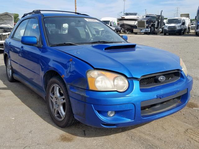 JF1GG29604G809191 - 2004 SUBARU IMPREZA WR BLUE photo 1