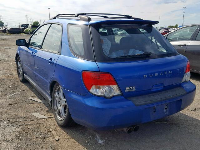 JF1GG29604G809191 - 2004 SUBARU IMPREZA WR BLUE photo 3