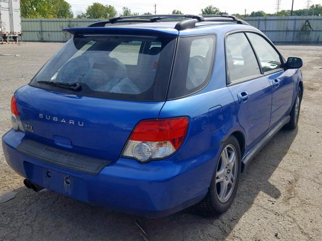 JF1GG29604G809191 - 2004 SUBARU IMPREZA WR BLUE photo 4