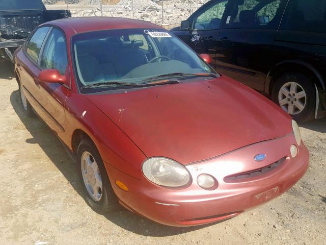 1FALP52U1VA131757 - 1997 FORD TAURUS GL RED photo 1