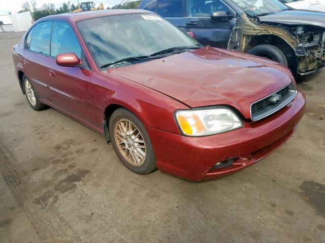 4S3BE625X47209684 - 2004 SUBARU LEGACY L S RED photo 1