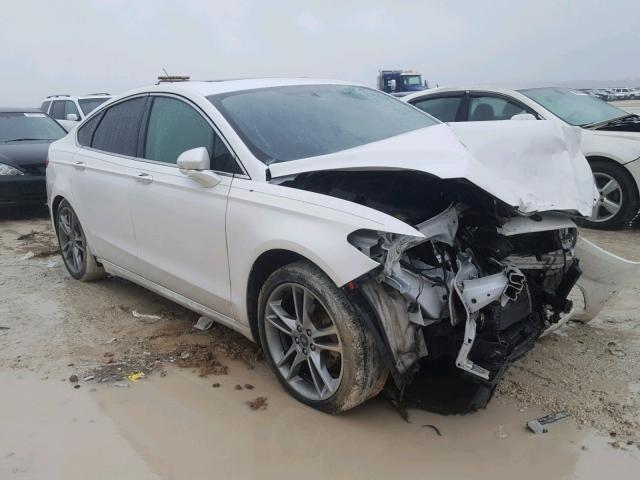 3FA6P0K99DR214966 - 2013 FORD FUSION TIT WHITE photo 1