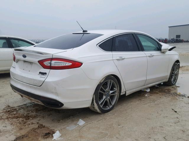 3FA6P0K99DR214966 - 2013 FORD FUSION TIT WHITE photo 4