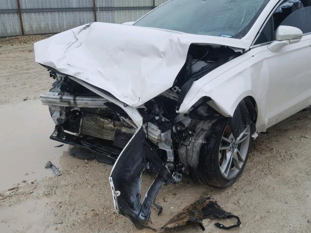 3FA6P0K99DR214966 - 2013 FORD FUSION TIT WHITE photo 9