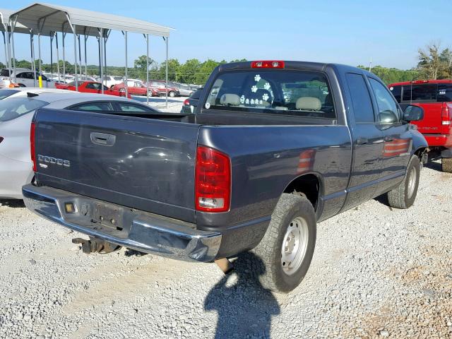 1D7HA18D34J118725 - 2004 DODGE RAM 1500 S SILVER photo 4