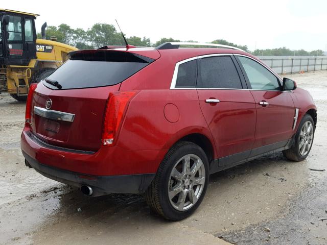 3GYFNCEY1AS648592 - 2010 CADILLAC SRX PREMIU RED photo 4