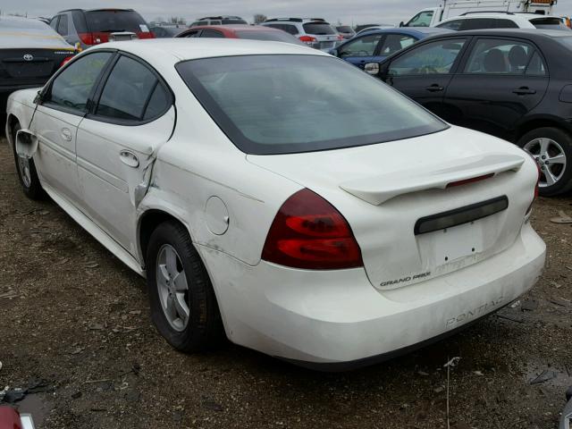 2G2WP552681148011 - 2008 PONTIAC GRAND PRIX WHITE photo 3