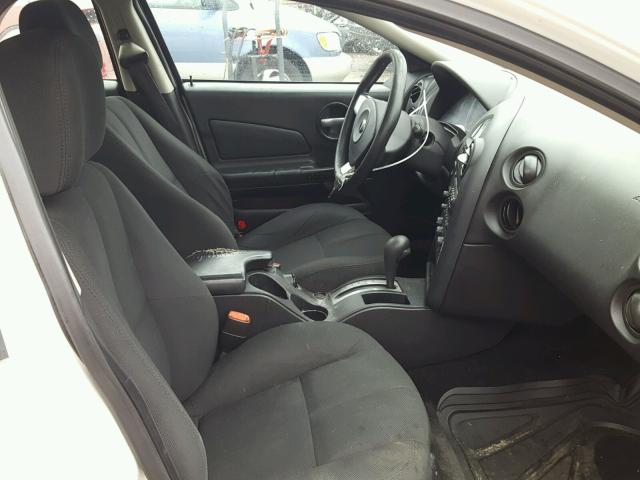 2G2WP552681148011 - 2008 PONTIAC GRAND PRIX WHITE photo 5