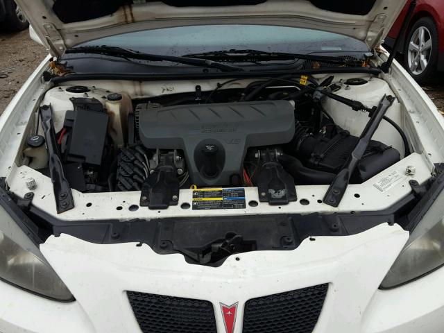 2G2WP552681148011 - 2008 PONTIAC GRAND PRIX WHITE photo 7