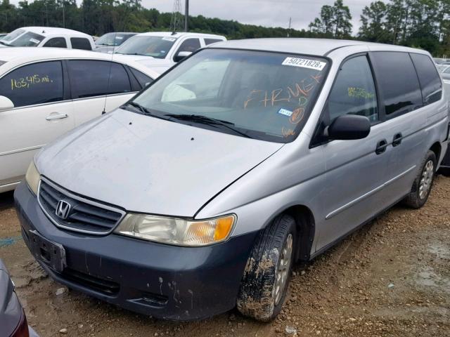 5FNRL18533B002447 - 2003 HONDA ODYSSEY LX SILVER photo 2