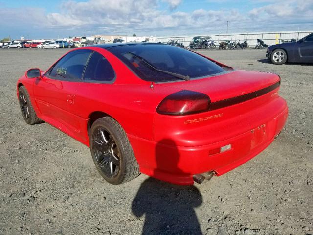 JB3XE74C6MY009369 - 1991 DODGE STEALTH R/ RED photo 3