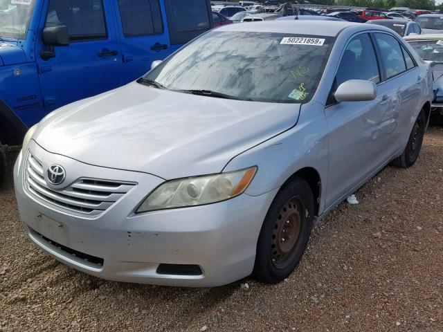 4T1BE46K27U016032 - 2007 TOYOTA CAMRY NEW SILVER photo 2