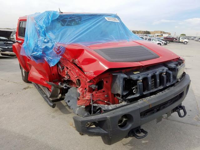 5GTDN13E878178467 - 2007 HUMMER H3 RED photo 1