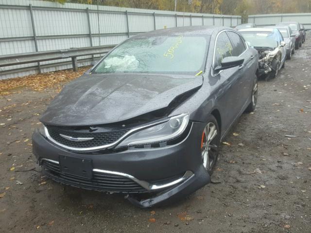 1C3CCCABXGN164606 - 2016 CHRYSLER 200 LIMITE CHARCOAL photo 2