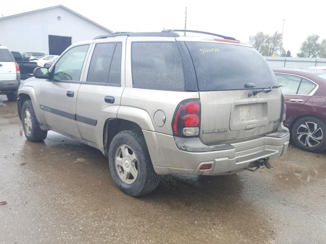 1GNDT13S632272287 - 2003 CHEVROLET TRAILBLAZE BEIGE photo 3