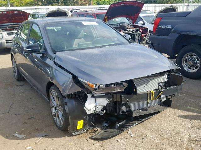 KMHH55LC8KU118859 - 2019 HYUNDAI ELANTRA GT GRAY photo 1