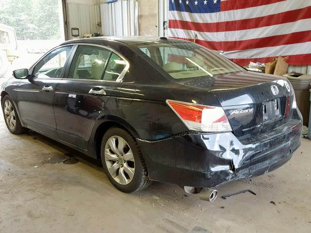 1HGCP3F85AA012813 - 2010 HONDA ACCORD EXL BLACK photo 3