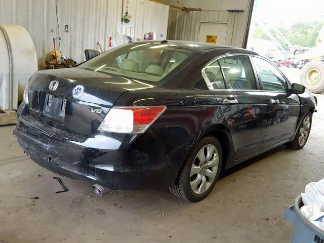 1HGCP3F85AA012813 - 2010 HONDA ACCORD EXL BLACK photo 4