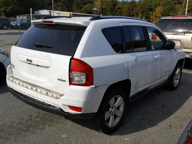 1J4NF1FB4BD197344 - 2011 JEEP COMPASS SP WHITE photo 4