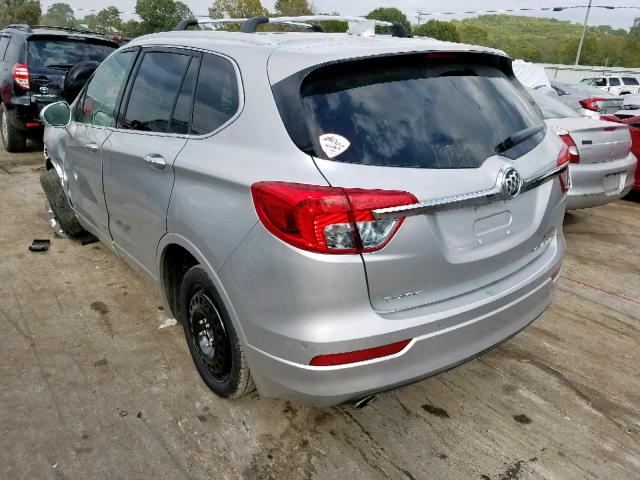 LRBFX1SA1JD115121 - 2018 BUICK ENVISION E SILVER photo 3