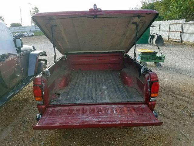 4F4YR12C3XTM33138 - 1999 MAZDA B2500 RED photo 6