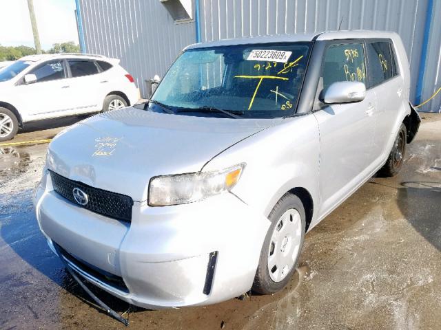 JTLKE50E081035019 - 2008 TOYOTA SCION XB 银色 照片 2