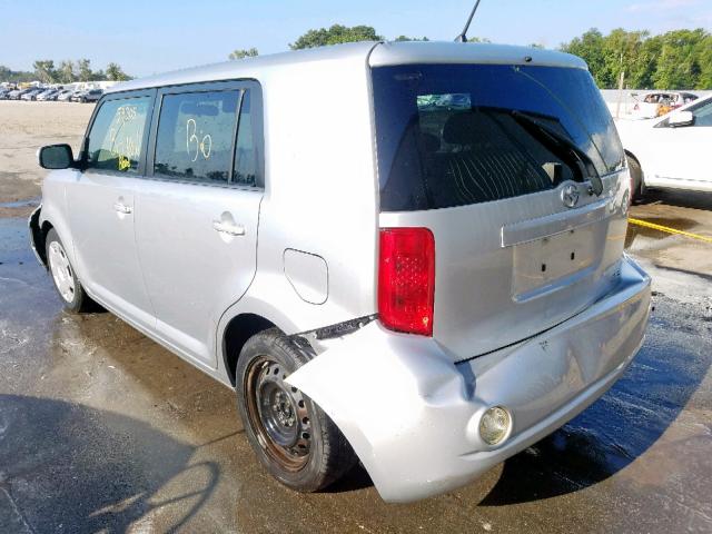 JTLKE50E081035019 - 2008 TOYOTA SCION XB 银色 照片 3