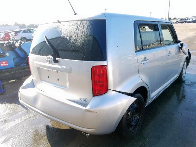 JTLKE50E081035019 - 2008 TOYOTA SCION XB 银色 照片 4