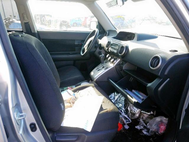 JTLKE50E081035019 - 2008 TOYOTA SCION XB 银色 照片 5