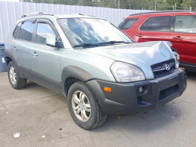 KM8JN72DX8U733865 - 2008 HYUNDAI TUCSON SE BLUE photo 1