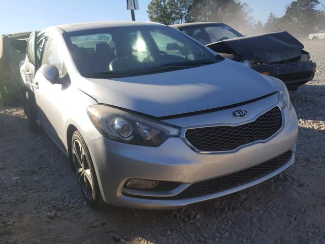 KNAFZ4A83E5072491 - 2014 KIA FORTE EX SILVER photo 1