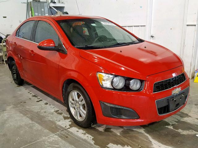 1G1JC5SH0C4180999 - 2012 CHEVROLET SONIC LT RED photo 1