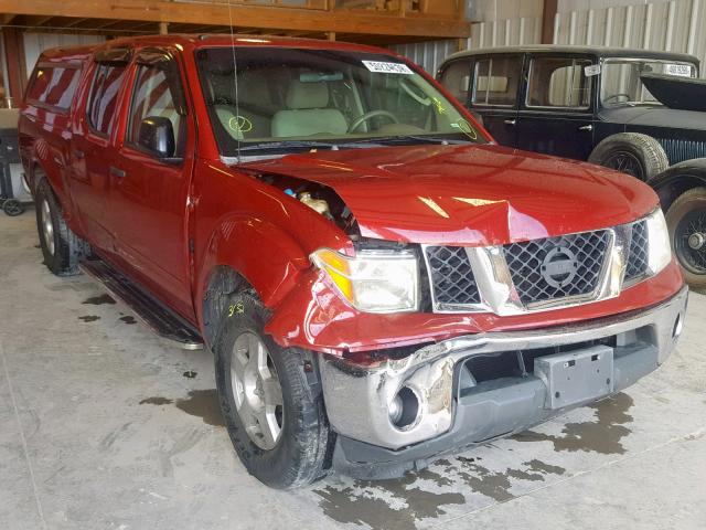 1N6AD09U97C451349 - 2007 NISSAN FRONTIER C MAROON photo 1