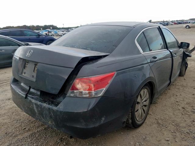 1HGCP26349A114517 - 2009 HONDA ACCORD LX GRAY photo 4